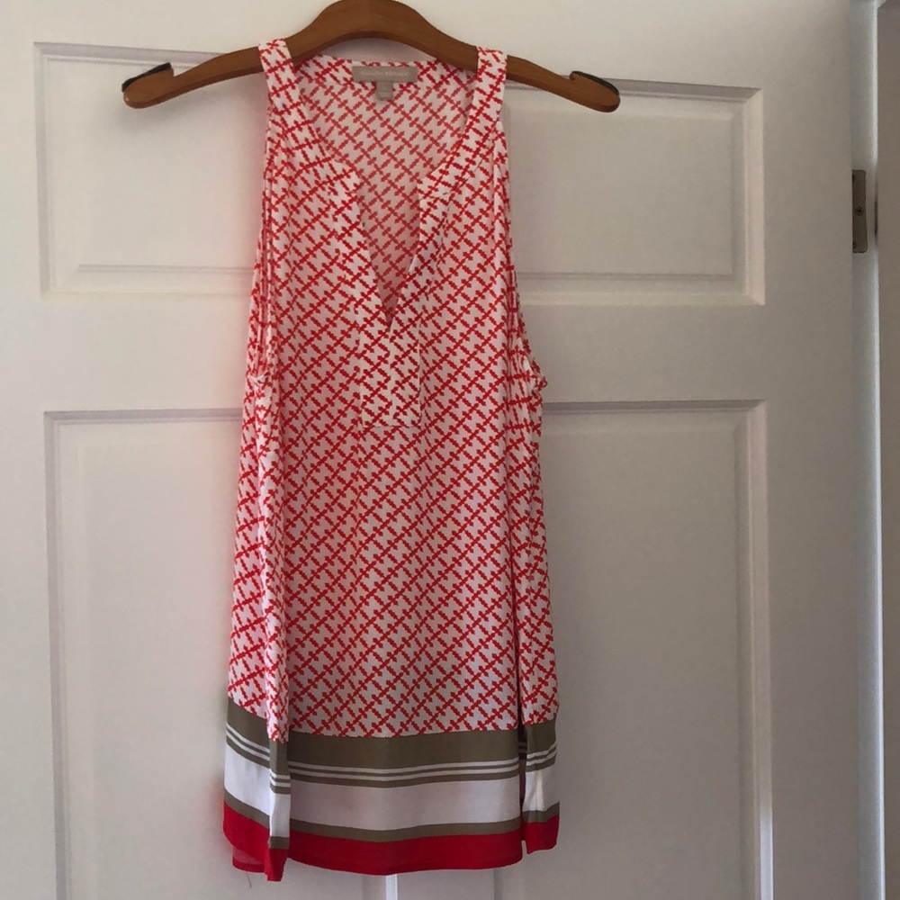 EUC Banana republic sleeveless blouse. Size M. - Picture 2 of 5